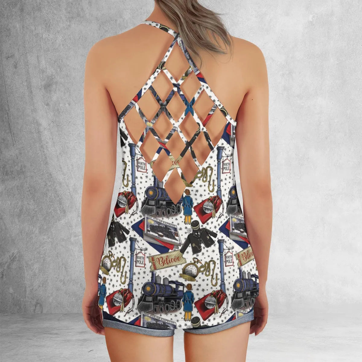 Criss Cross Tank Top - 26UKZXQJ