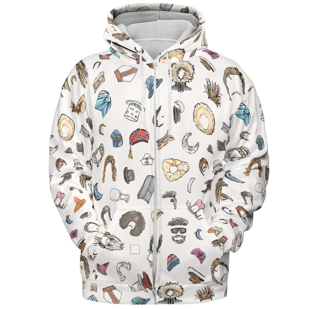 All-over Print Hoodie - Z1864F7V -  - 3