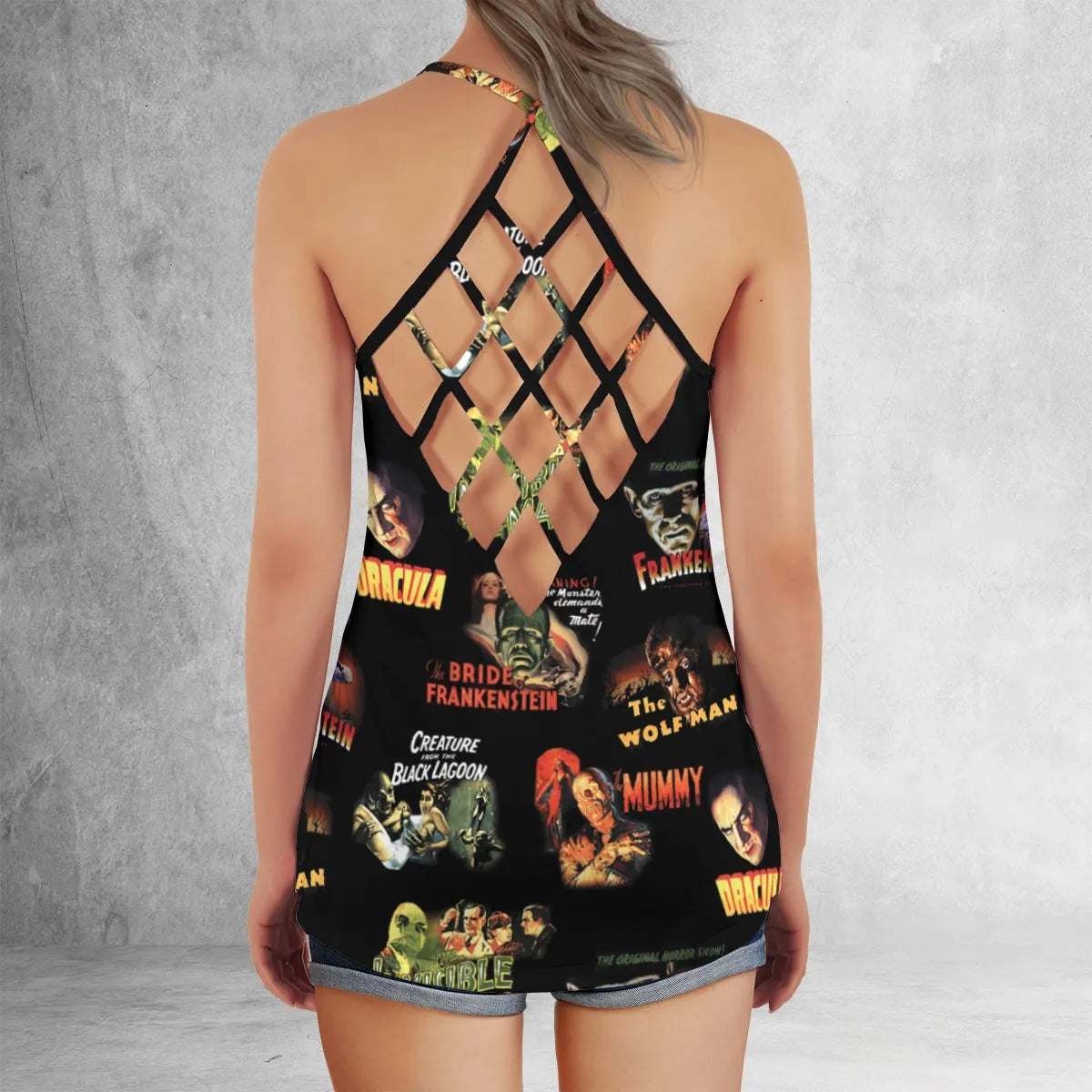 Criss Cross Tank Top - TZN4AARM