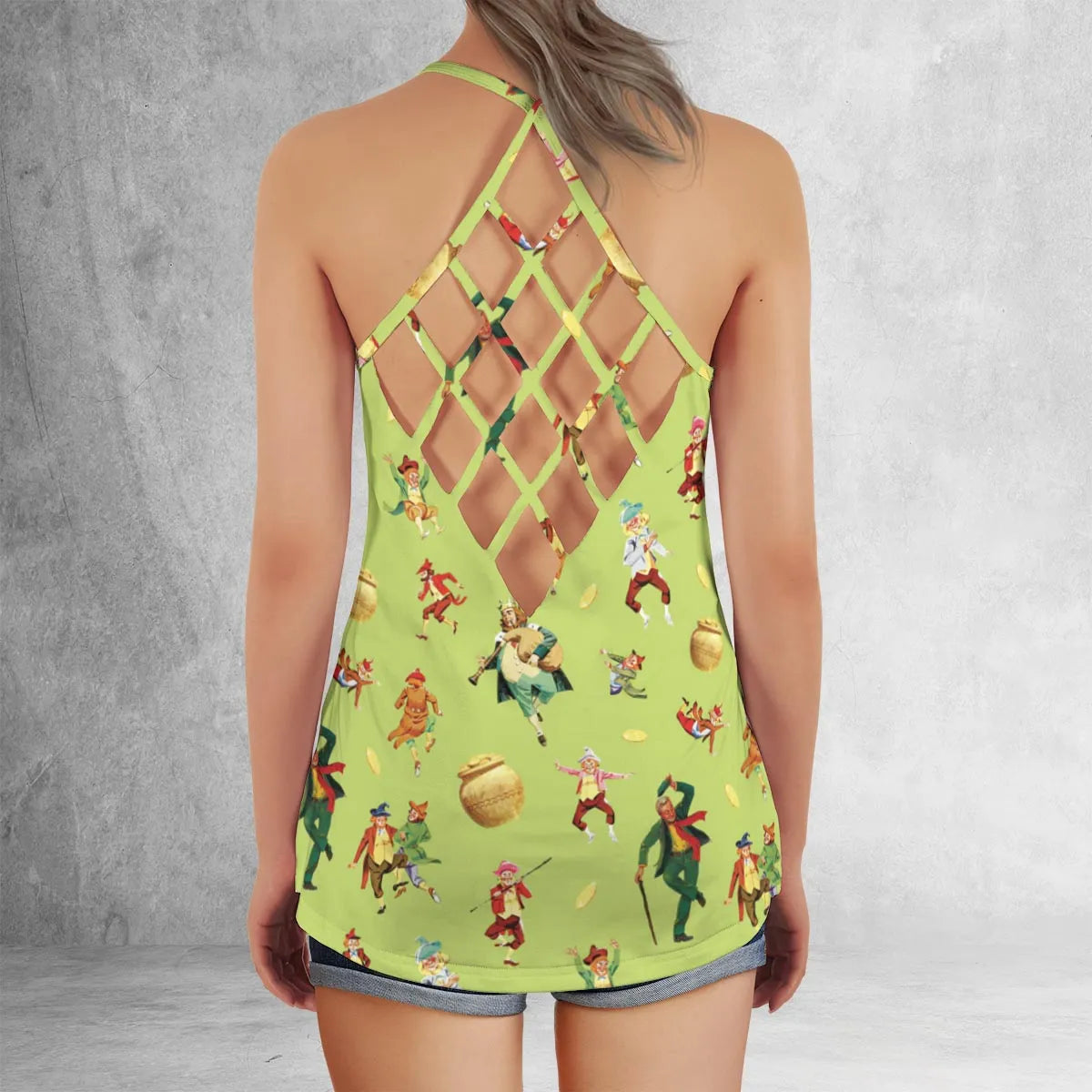 Criss Cross Tank Top - 7X351WDX