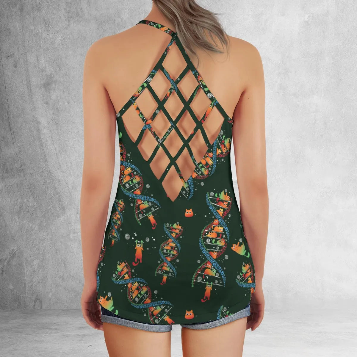Criss Cross Tank Top - 5KTT6B4X