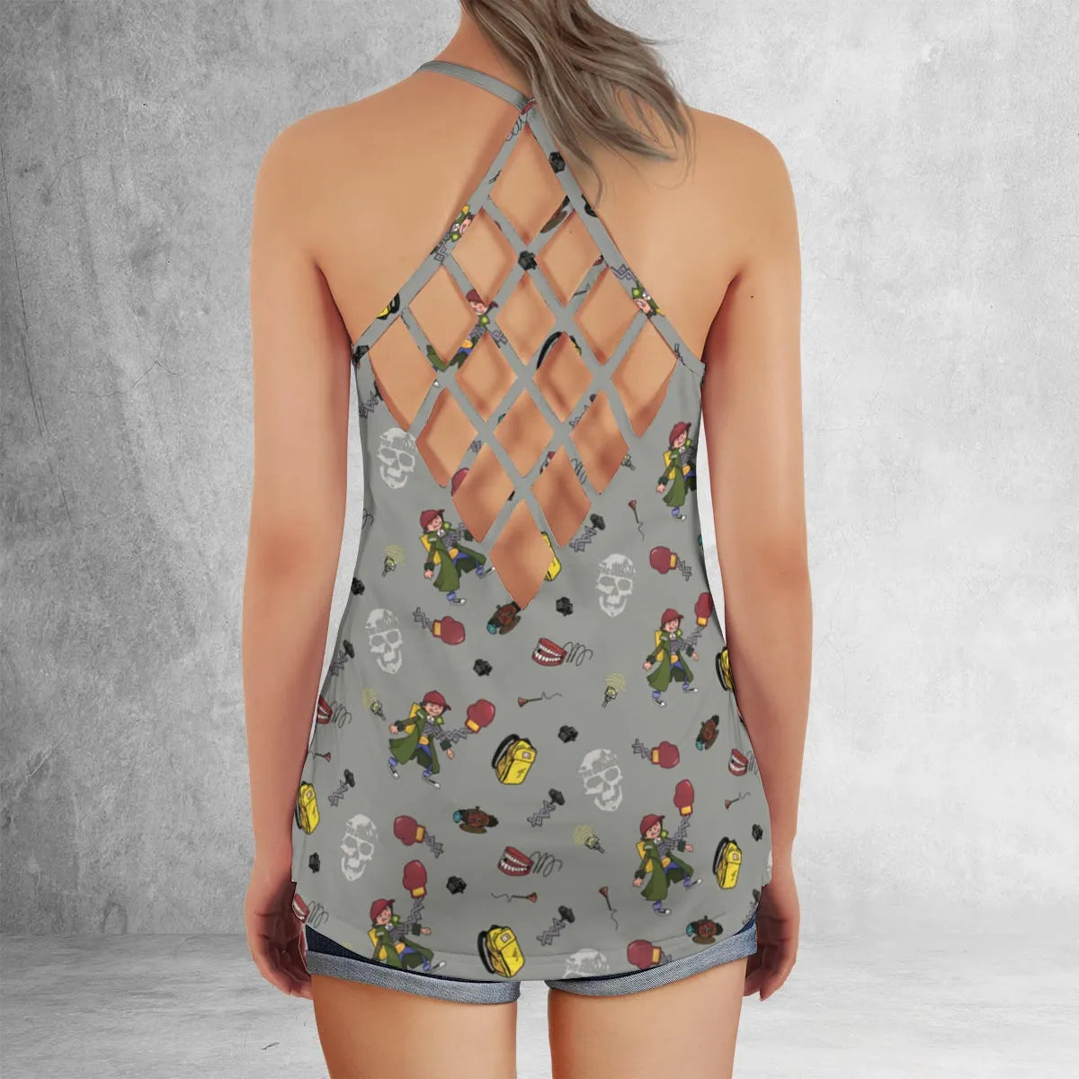 Criss Cross Tank Top - C33KJEVJ