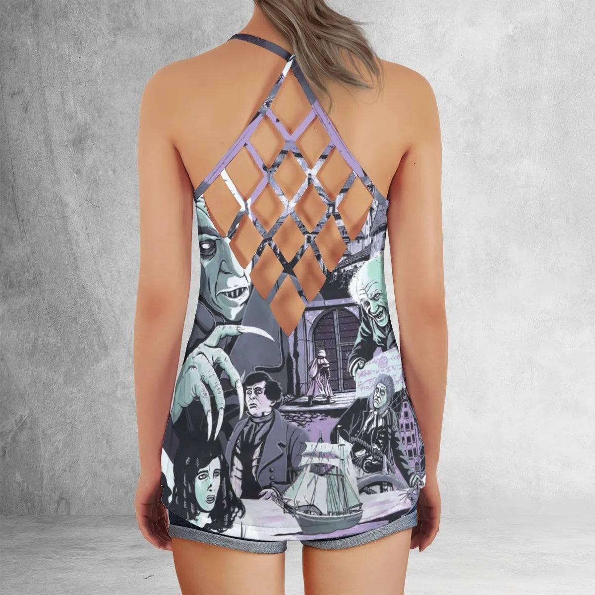 Criss Cross Tank Top - ZTGBTUX3