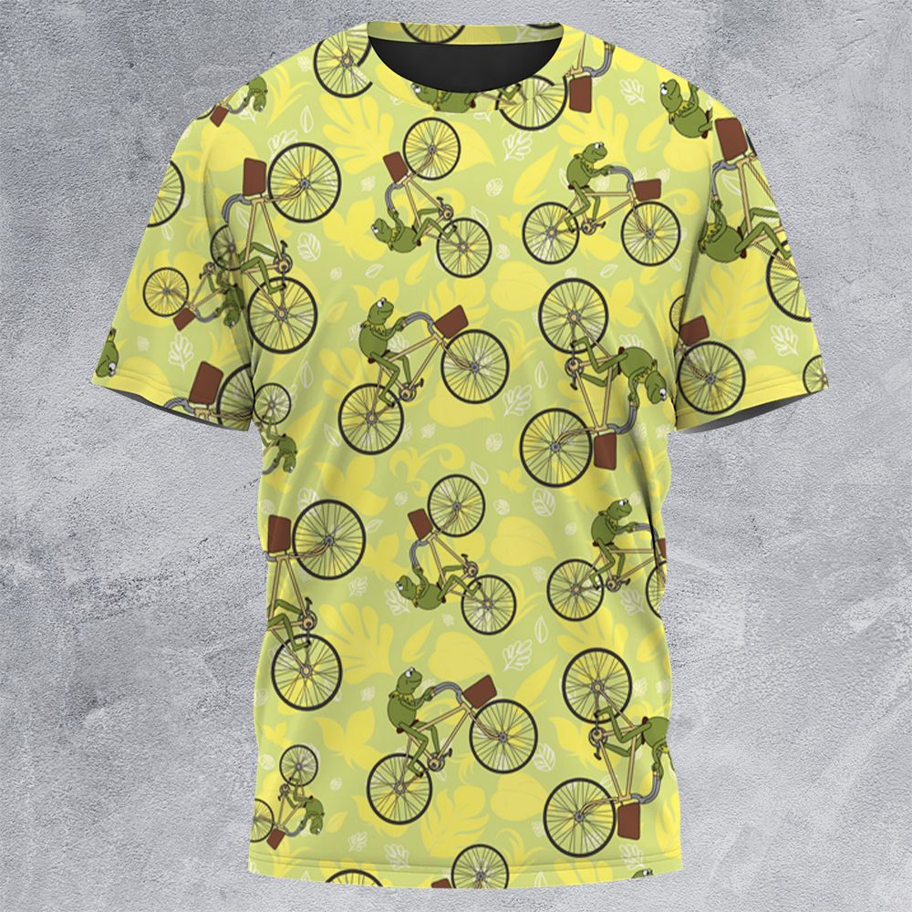 Kermit riding a bike -  - 3