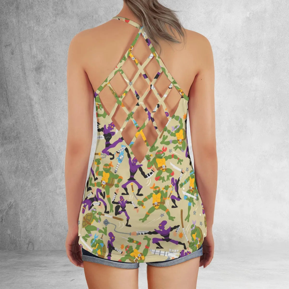 Criss Cross Tank Top - Q4U3TMVN