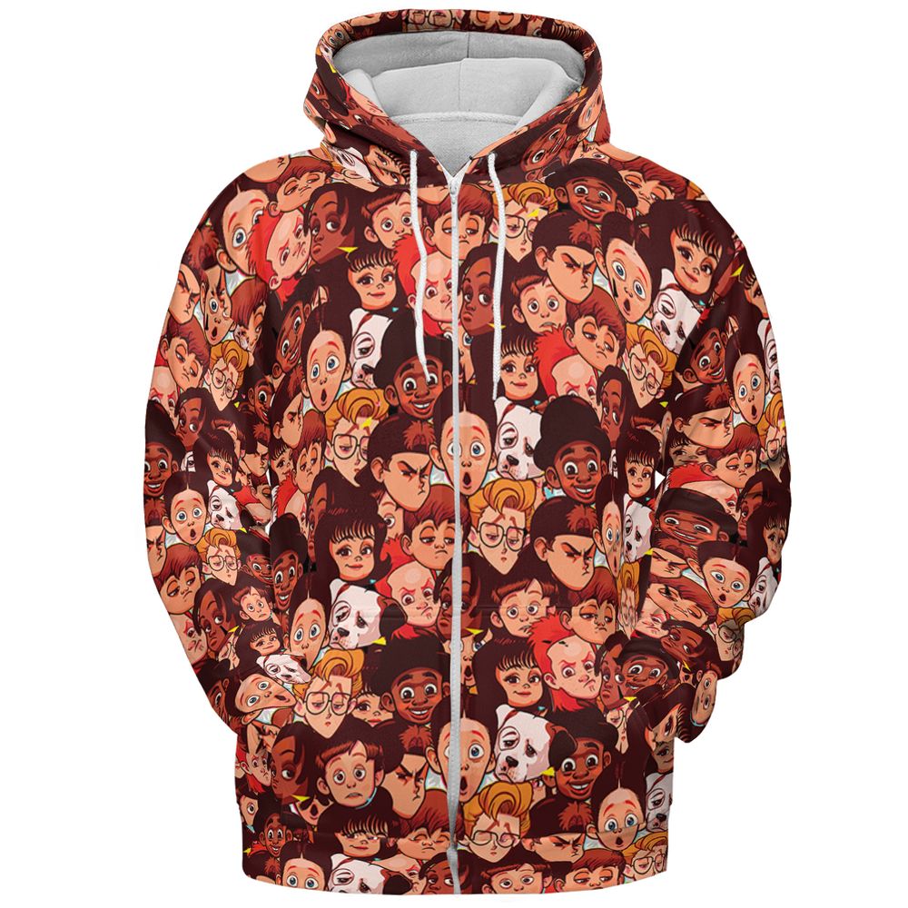 All-over Print Hoodie - N1GBHR3S -  - 3