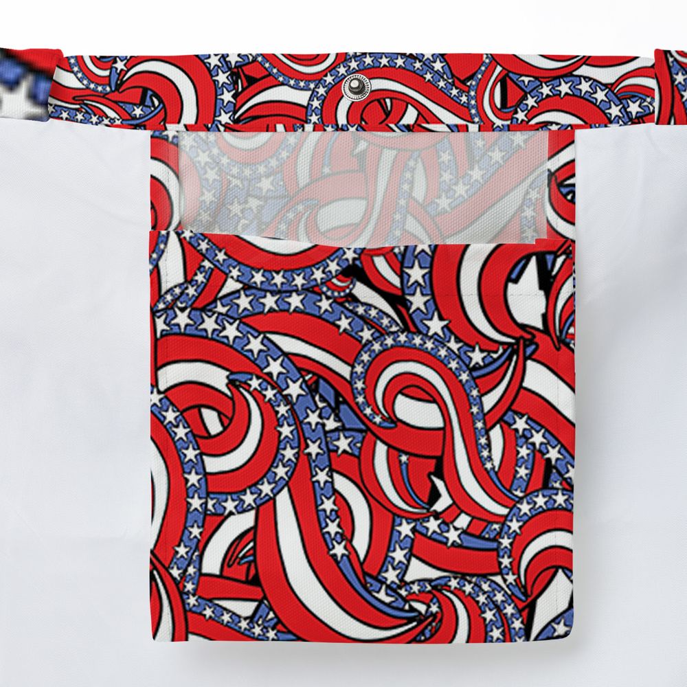 Patriotic American Flag Red White and Blue Stars -  - 3