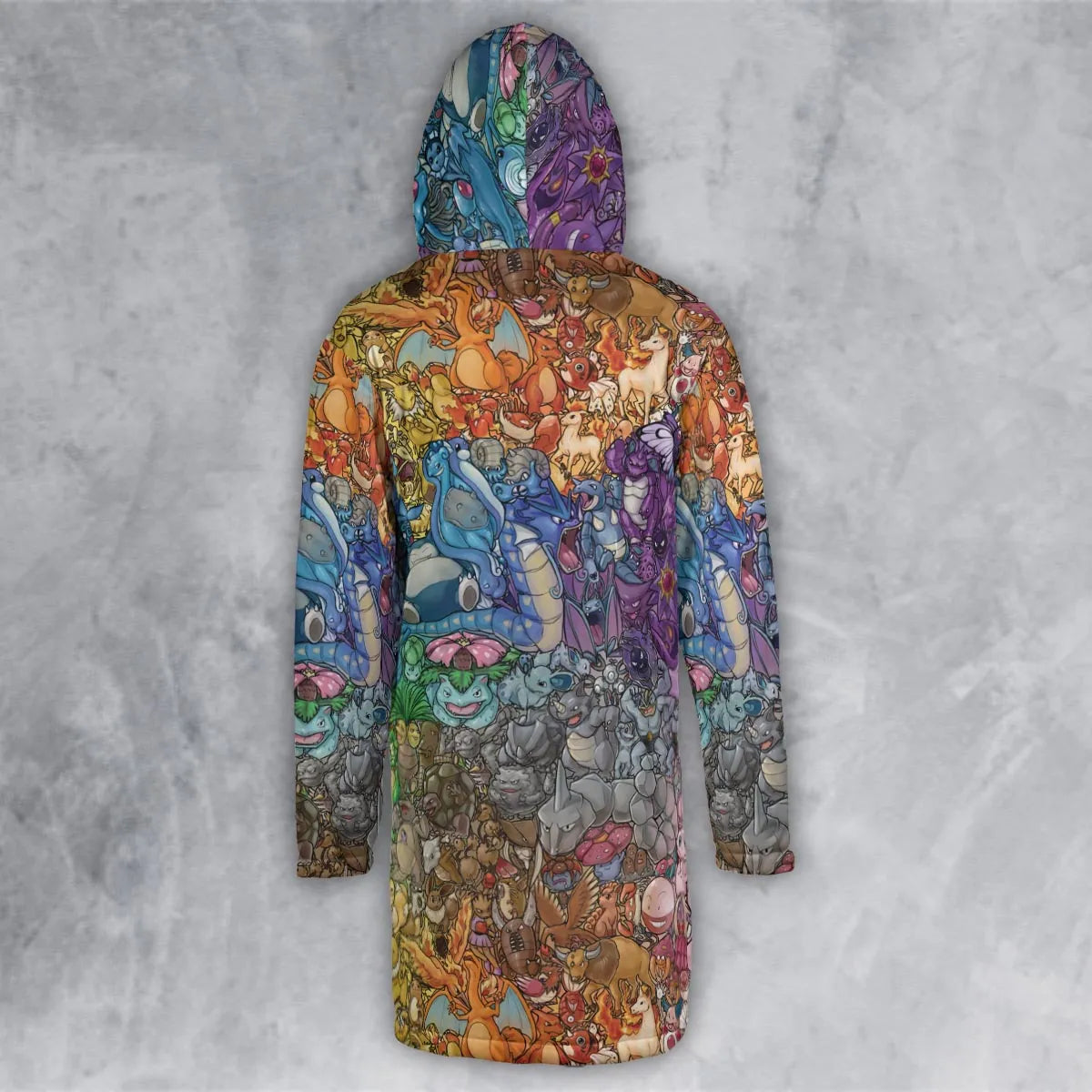 Hooded Cloak Coat - M34B83DS