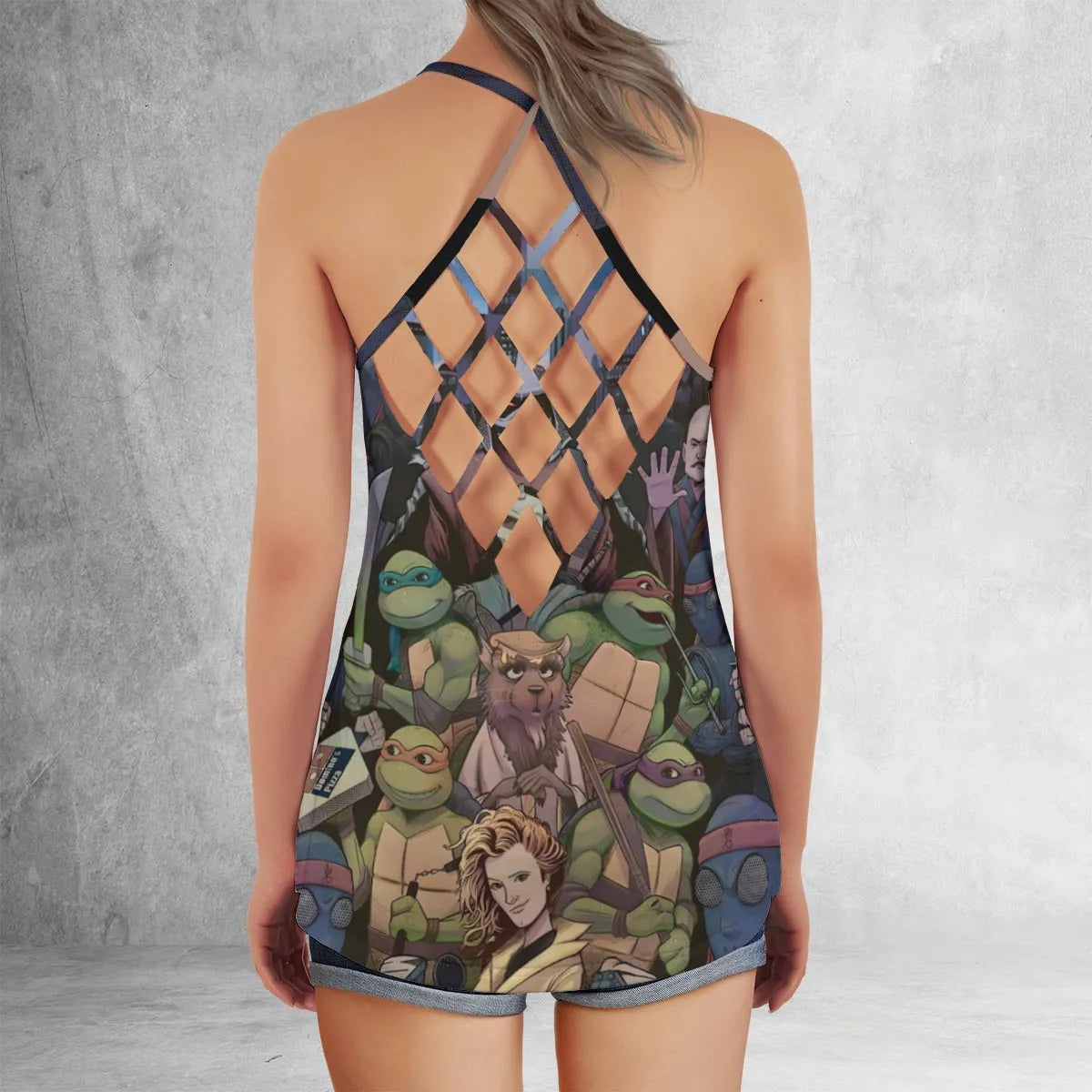 Criss Cross Tank Top - FHJB32CC