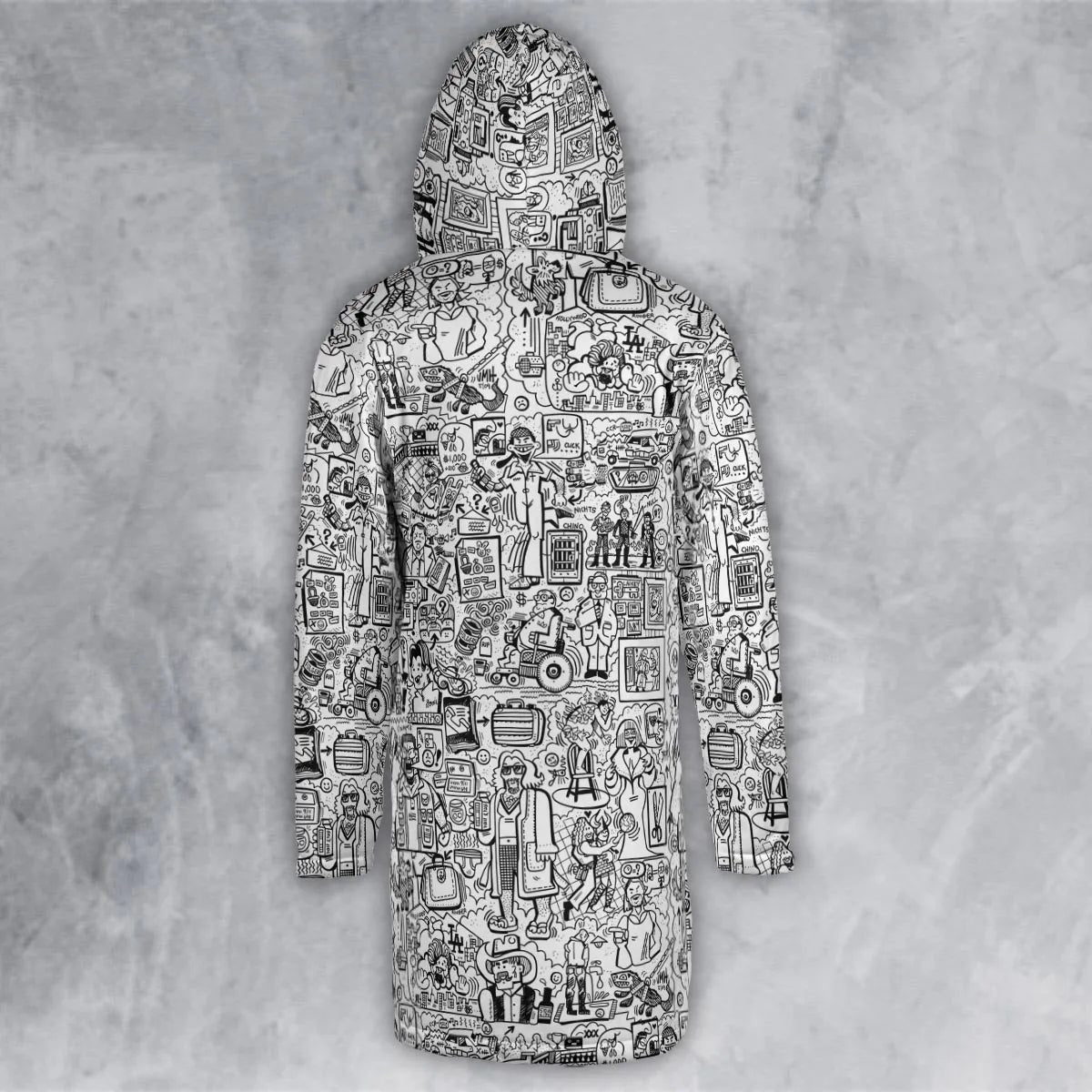 Hooded Cloak Coat - QDSHHLX1