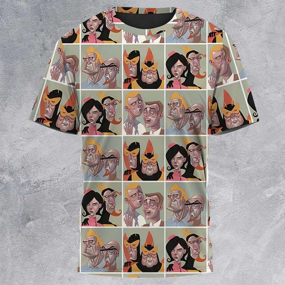 All-Over Print Unisex T-Shirt - QB4JSNQR -  - 3