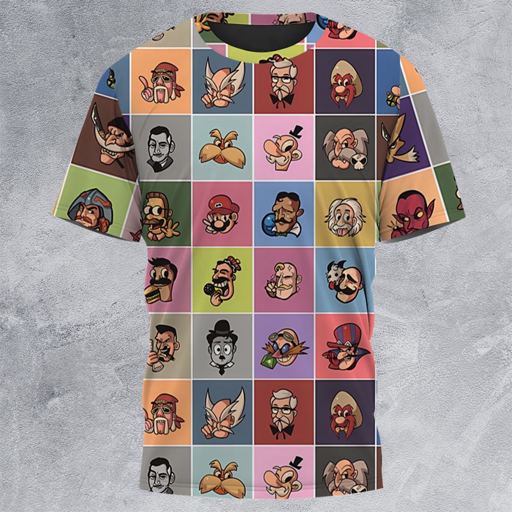 All-Over Print Unisex T-Shirt - P4DB8MA5 -  - 3