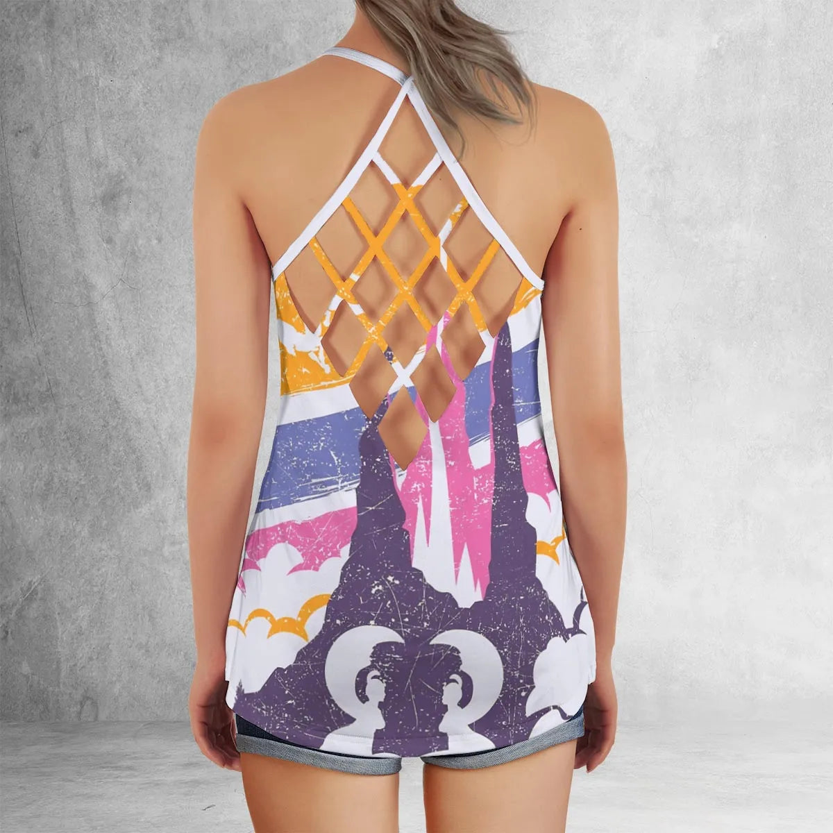Criss Cross Tank Top - MWK9N866