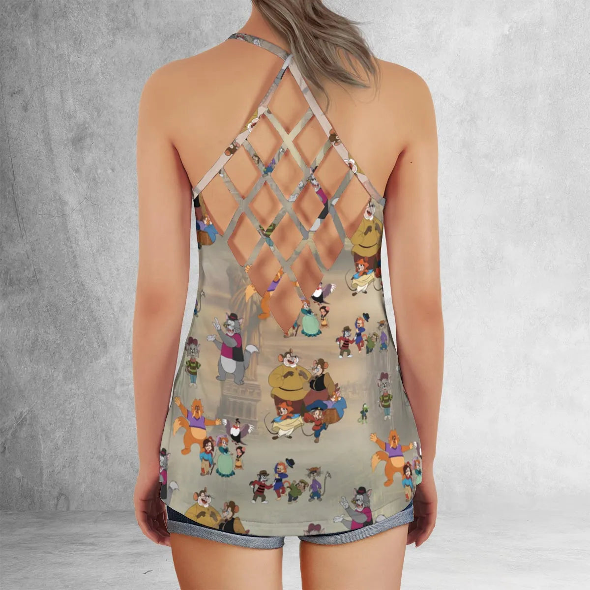 Criss Cross Tank Top - LQYGG8T1