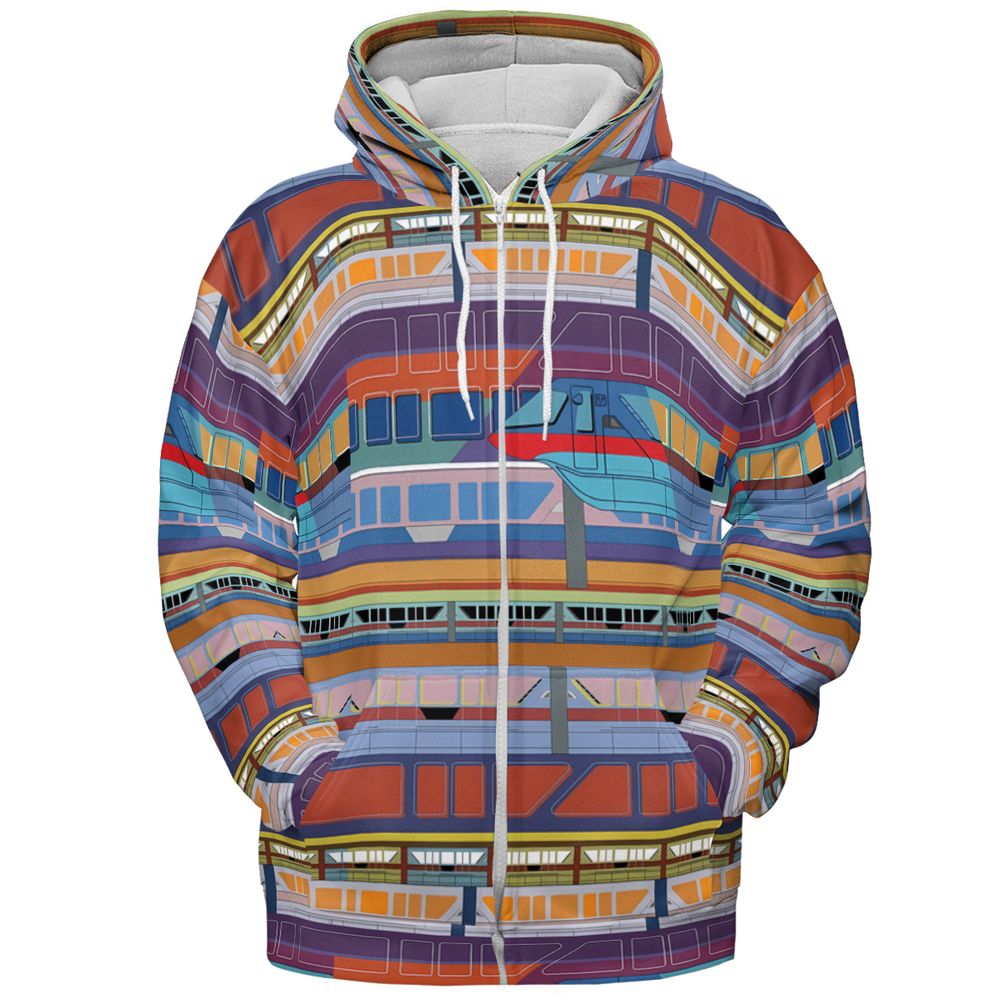 All-over Print Hoodie - YUXFVWEV -  - 3