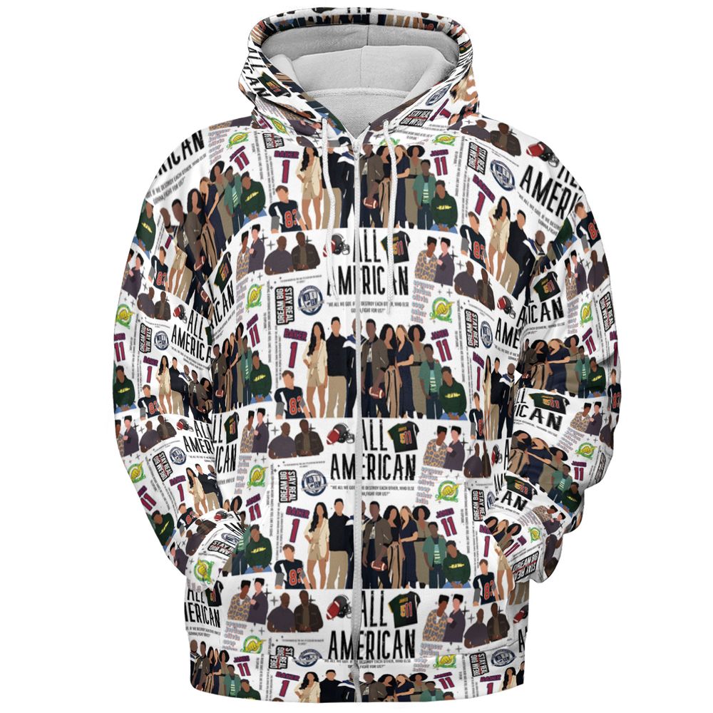All-over Print Hoodie - 9ZS3W6BA -  - 3