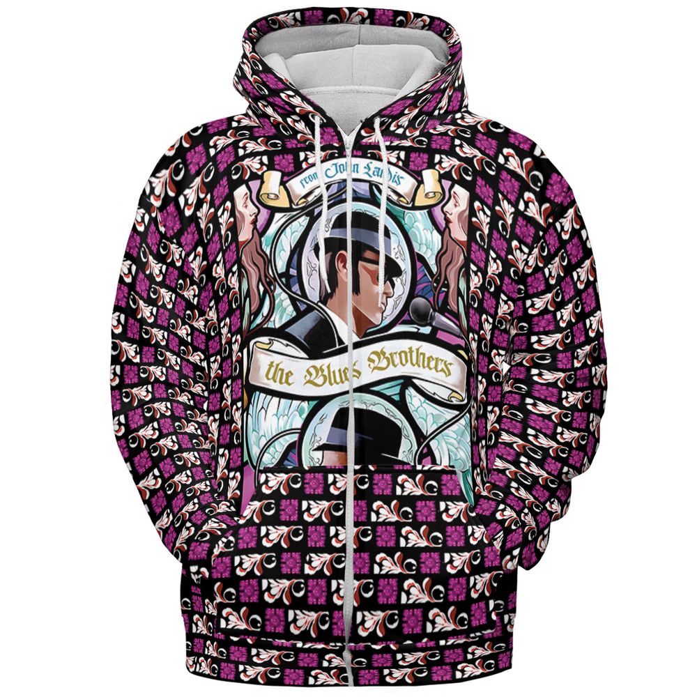 All-over Print Hoodie - X5GBHM9B -  - 3