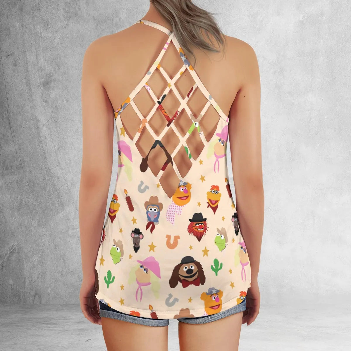 Criss Cross Tank Top - LYG5A6AK