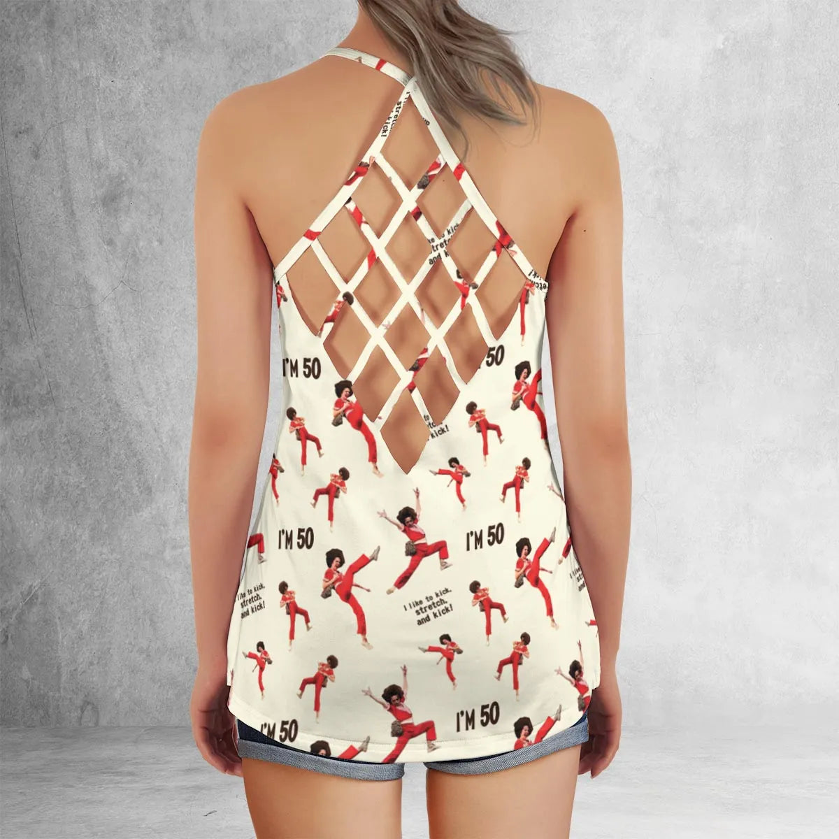 Criss Cross Tank Top - YPGD7J8Z