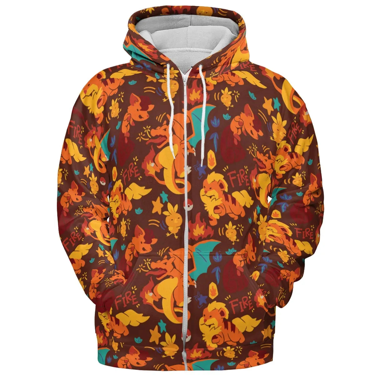 All-over Print Hoodie - FTEPSHXQ