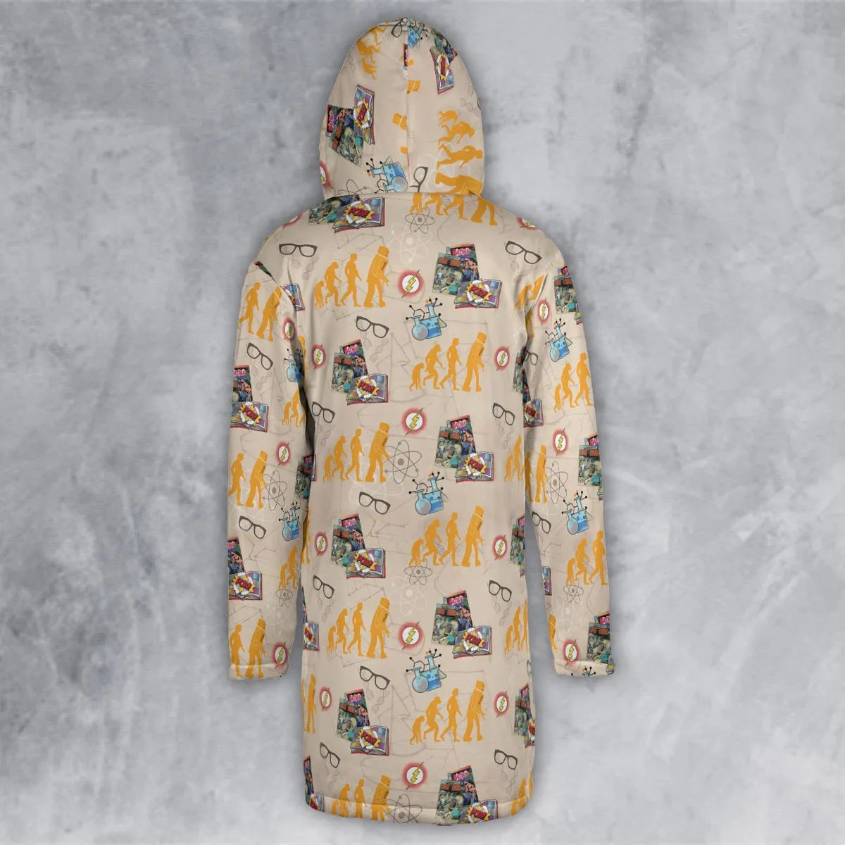 Hooded Cloak Coat - 7M84VF9K