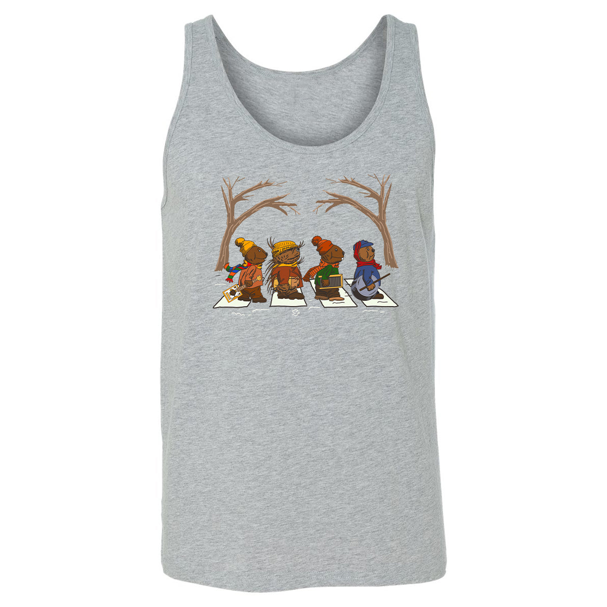 Unisex Jersey Tank - PZ1LPNSA - Athletic Heather - 4