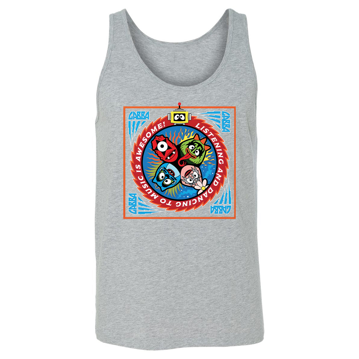 Listening and Dancing Yo Gabba Gabba! - Athletic Heather - 4