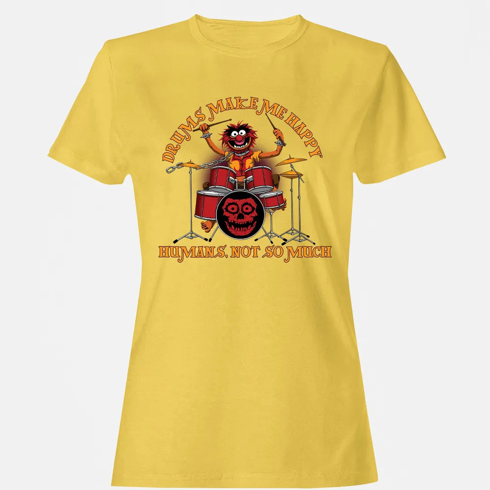 Drums Make Me Happy Women's T-shirt