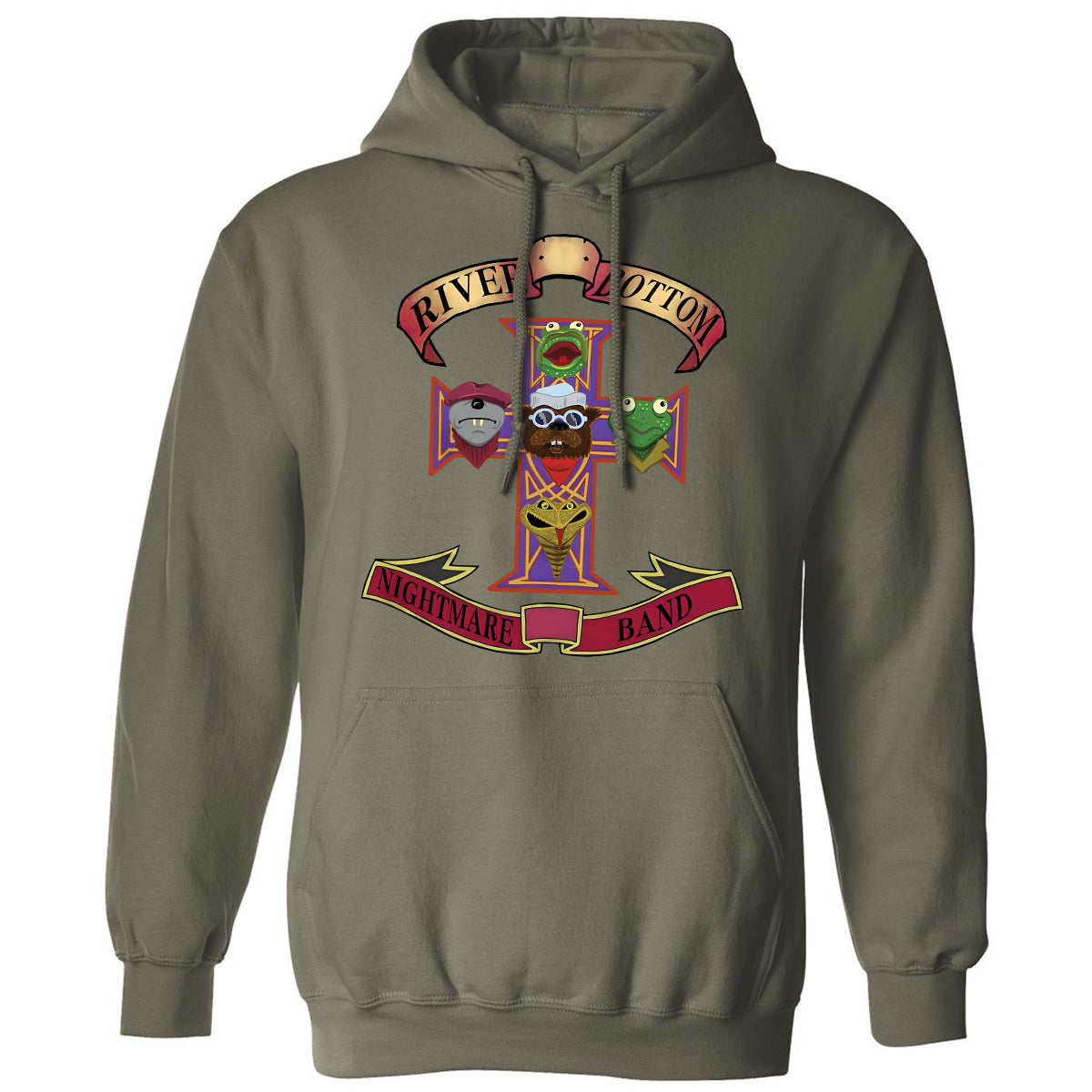 Classic Unisex Hoodie - Black - THANGFIXED (Copy) - Military Green - 4