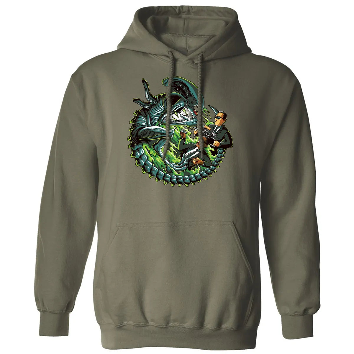 Men vs Alien Classic Unisex Hoodie