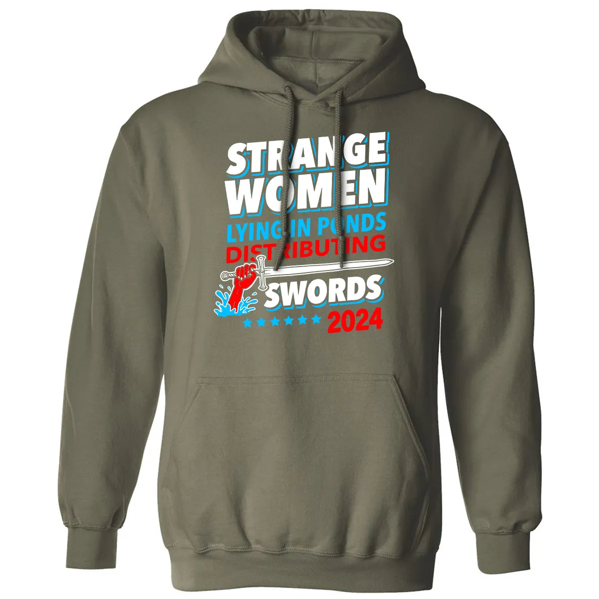 Strange women lying in ponds distributing swords 2024 Classic Unisex Hoodie