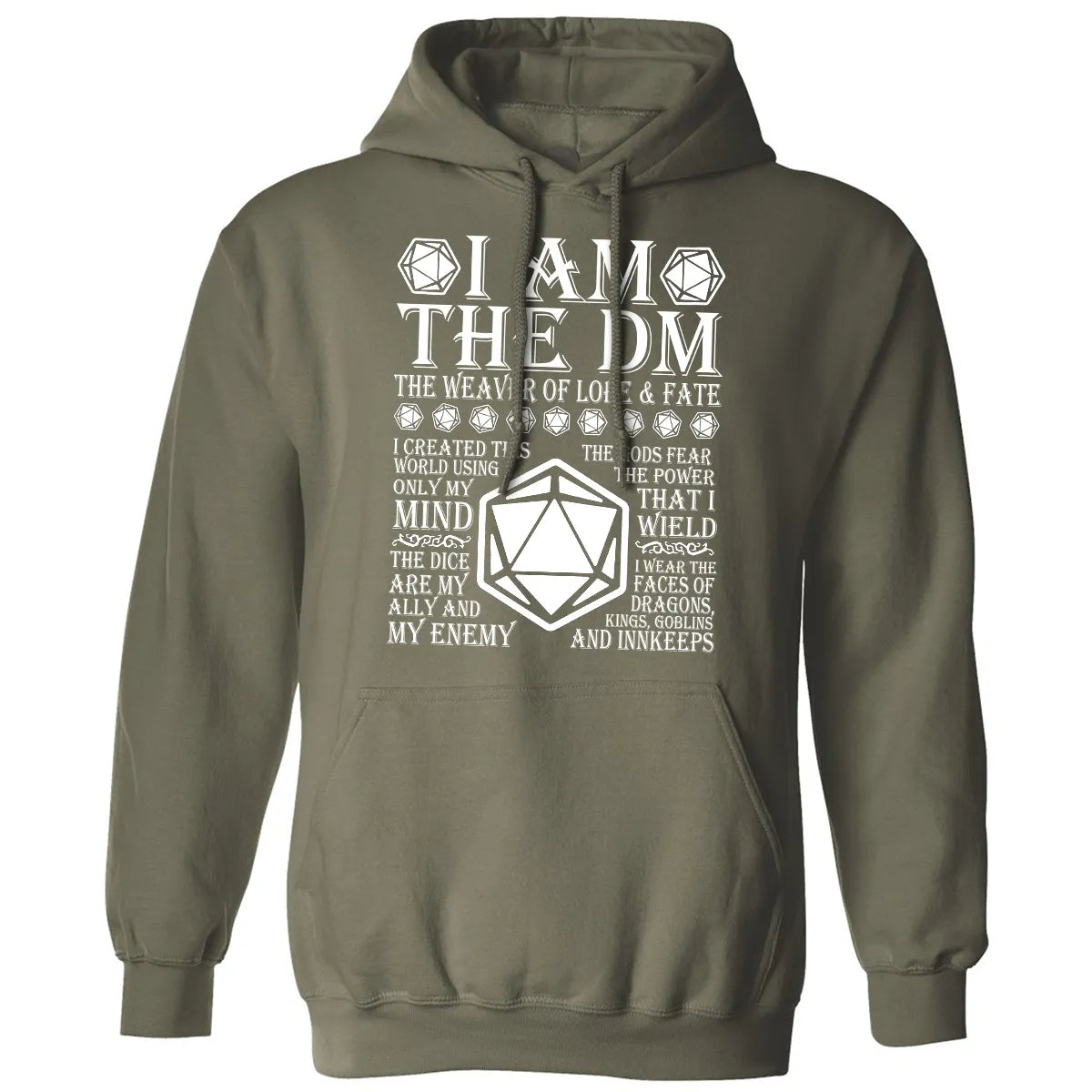 I Am The DM The Weaver Of Lore And Fate Classic Unisex Hoodie