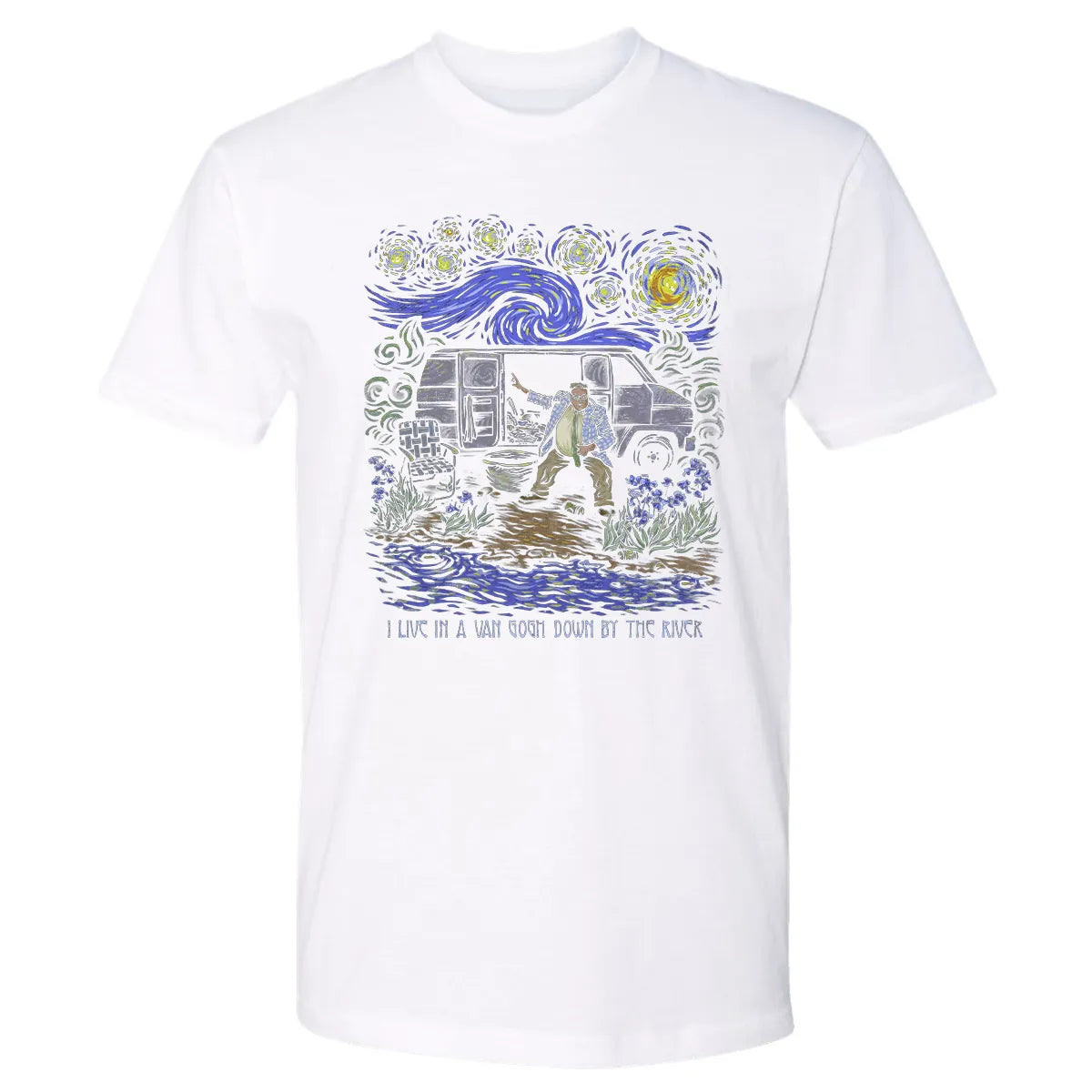 Live In A Van Gogh Premium Unisex T-shirt