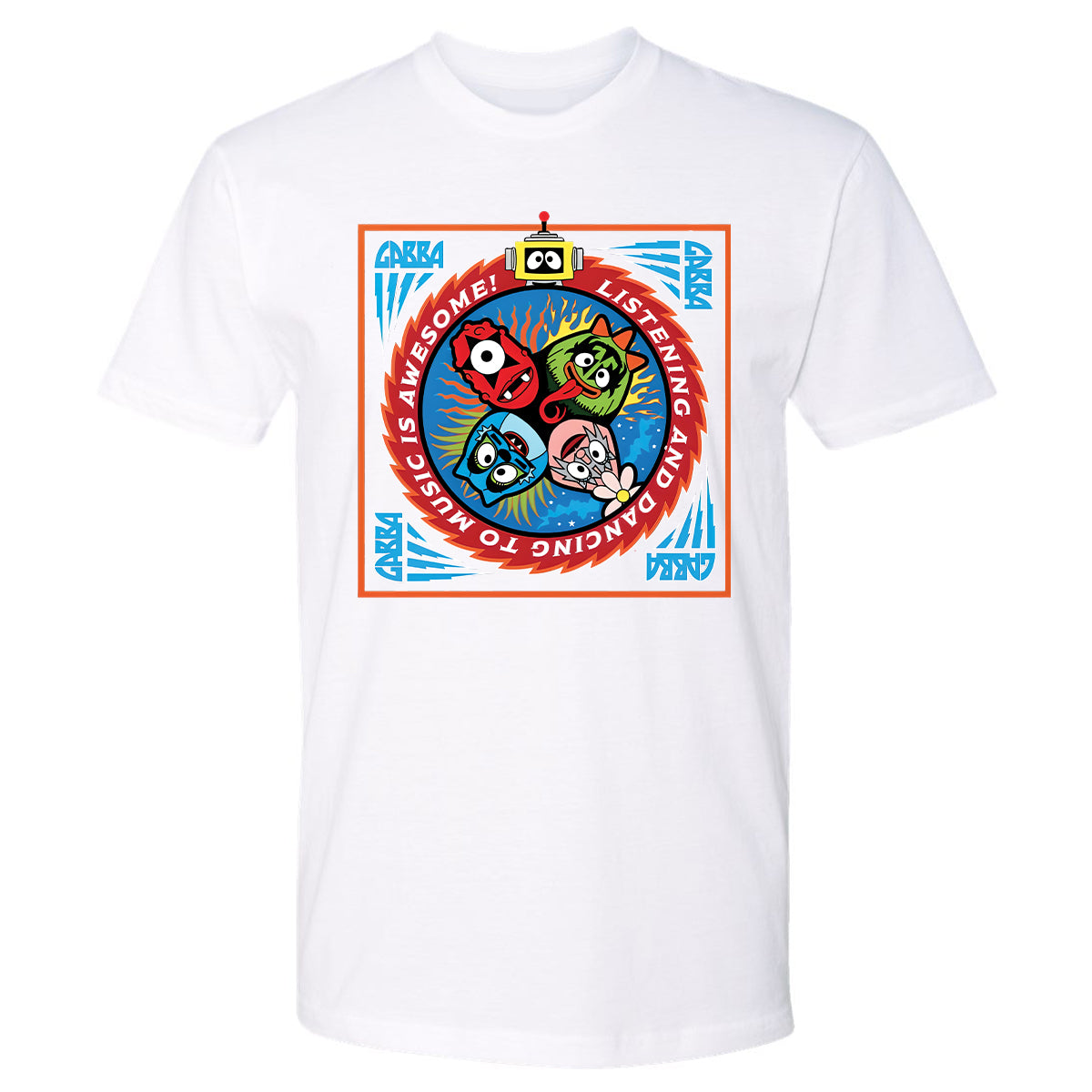 Listening and Dancing Yo Gabba Gabba! - White - 4