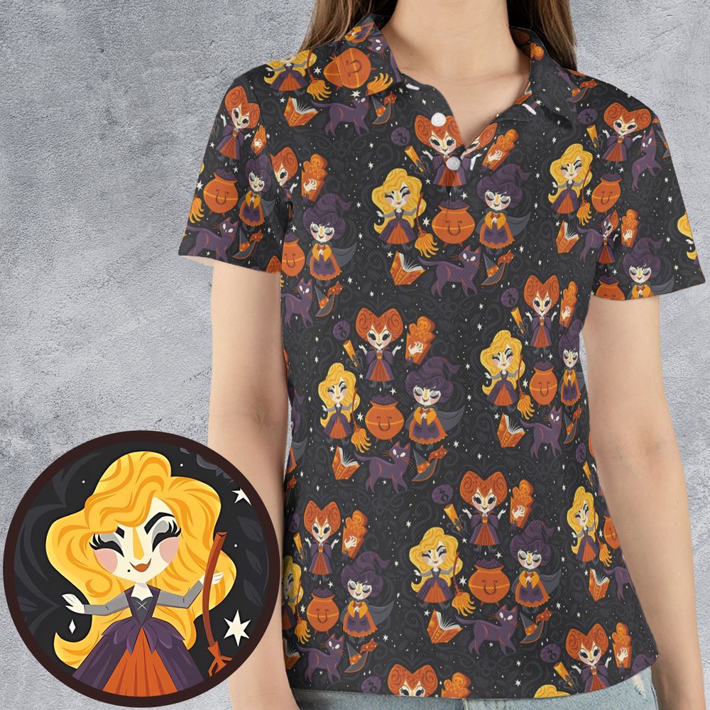 AOP Men/Women Polo Shirt - V9V4A411 - Women - 4