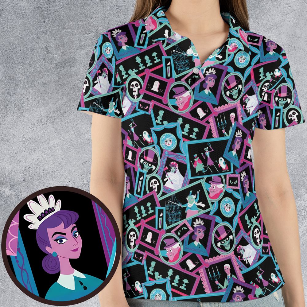AOP Men/Women Polo Shirt - 3DWFGE71 - Women - 4