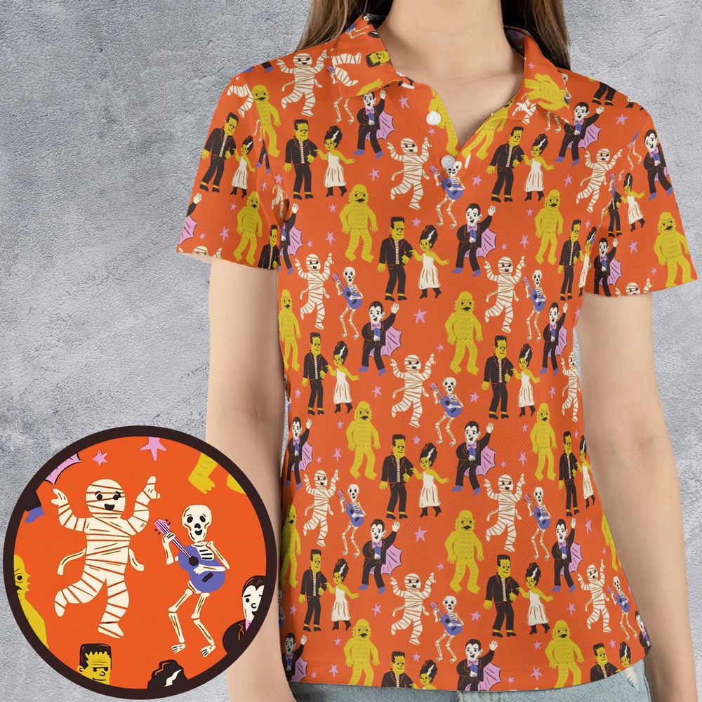 AOP Men/Women Polo Shirt - MFQRVJVH - Women - 4