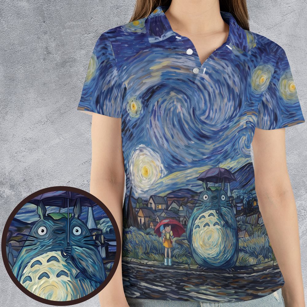 Starry Night with Totoro - Women - 4