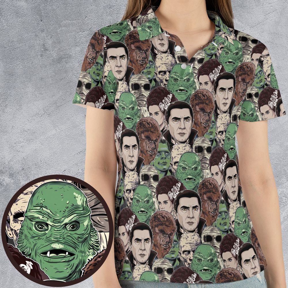 AOP Men/Women Polo Shirt - DJ1UE59M - Women - 4