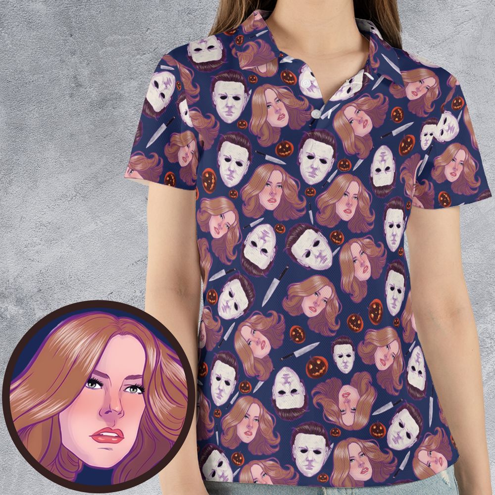 AOP Men/Women Polo Shirt - Y4NKMLND - Women - 4