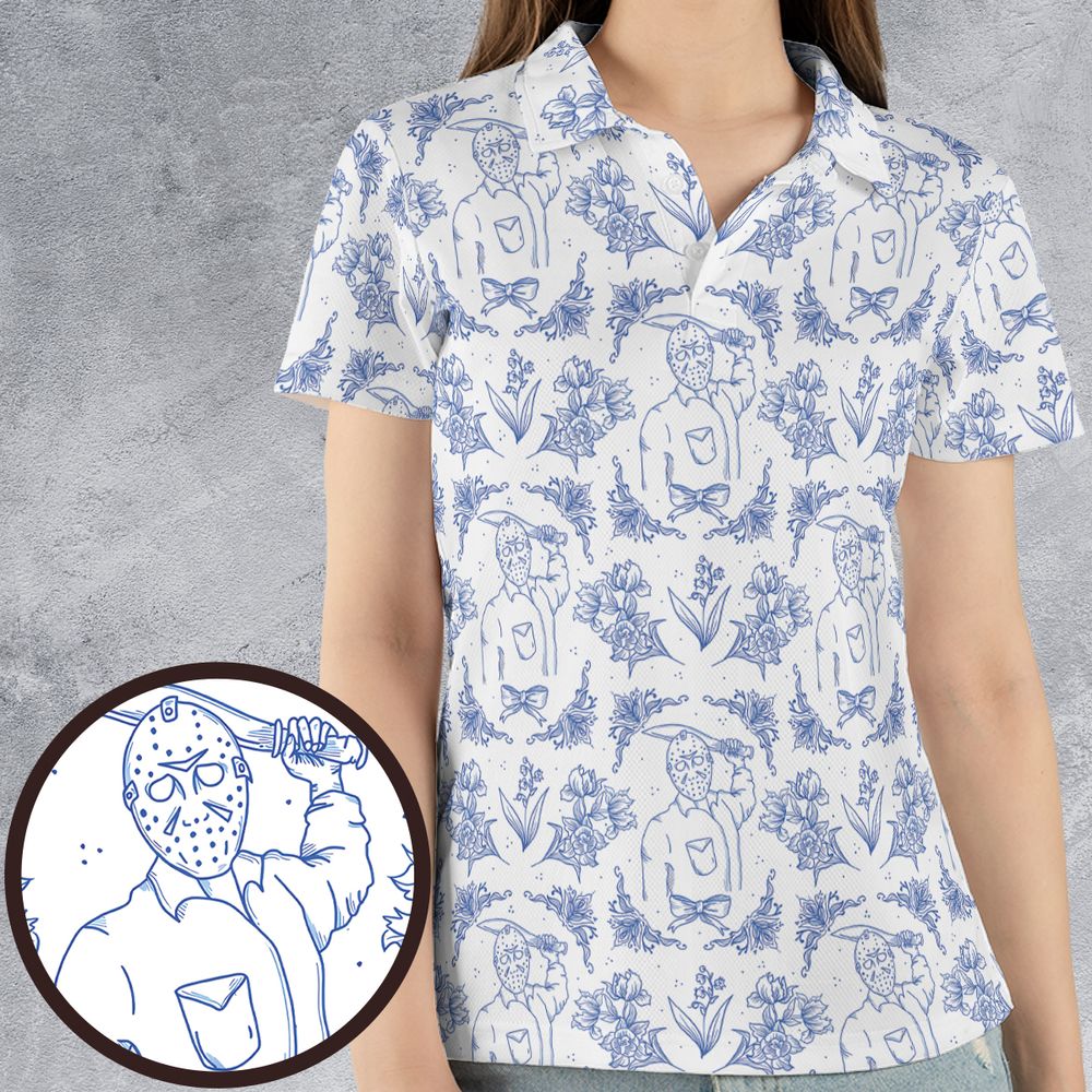 AOP Men/Women Polo Shirt - GP3L37KU - Women - 4