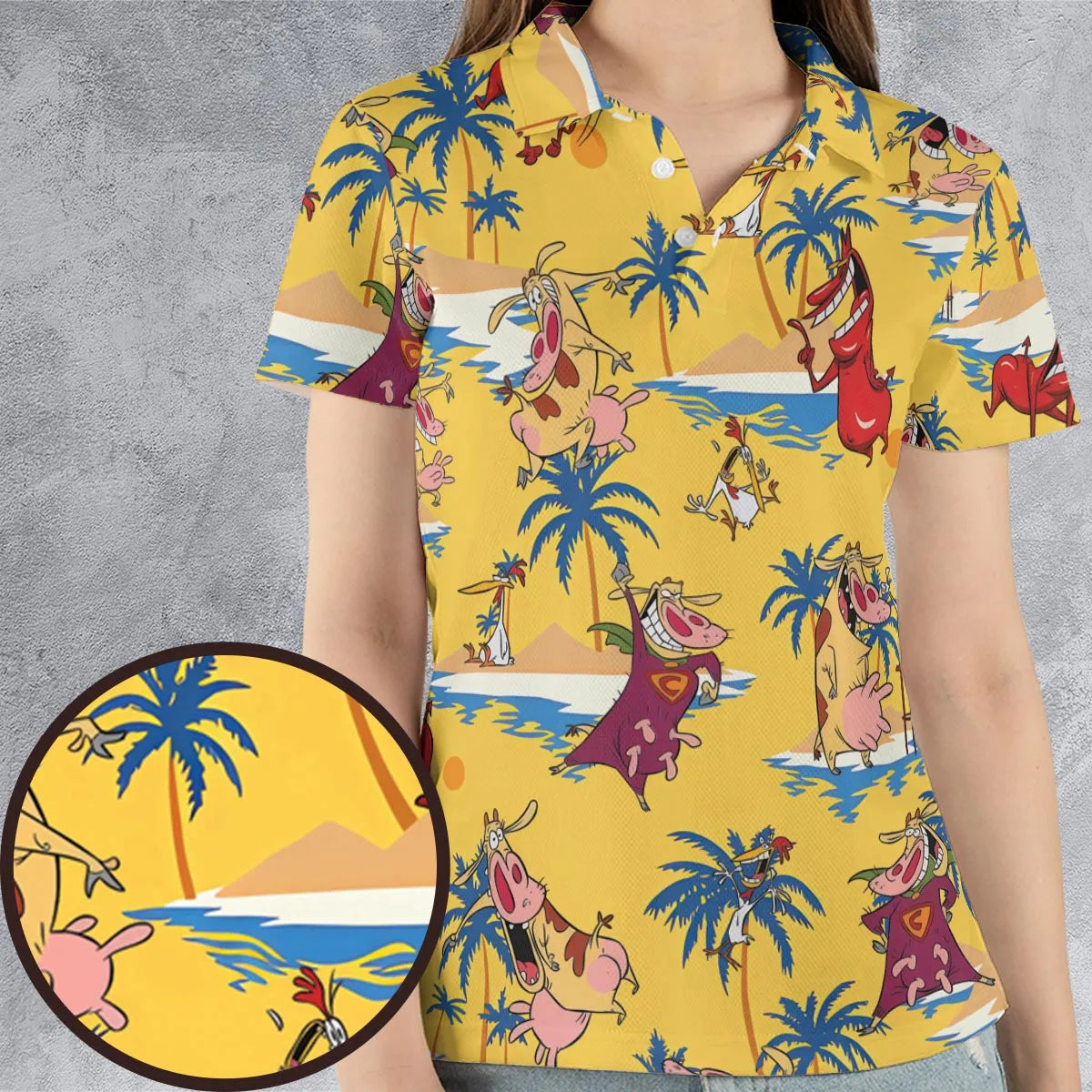 AOP Men/Women Polo Shirt - HEDKEZU9