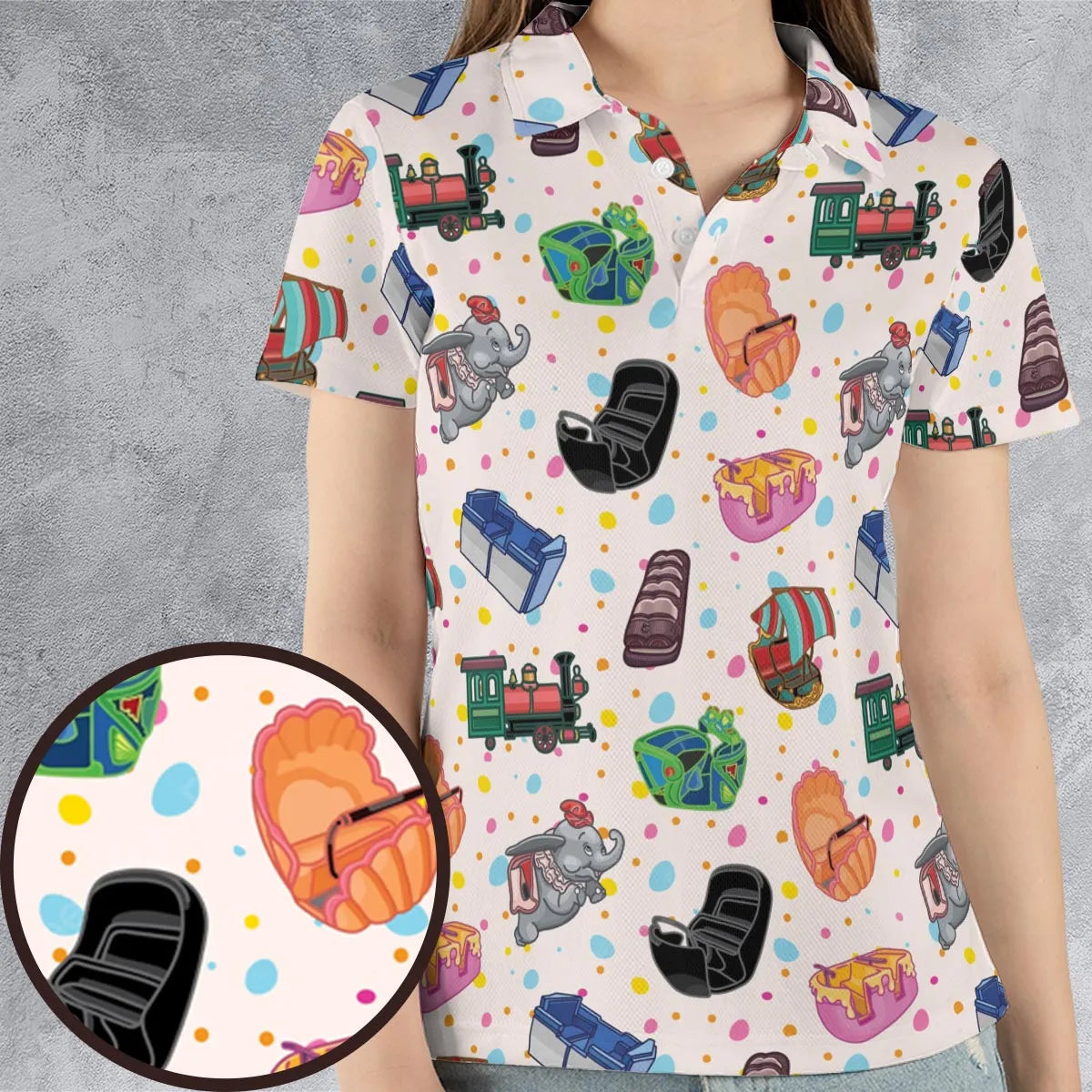 AOP Men/Women Polo Shirt - X1UK5GA7