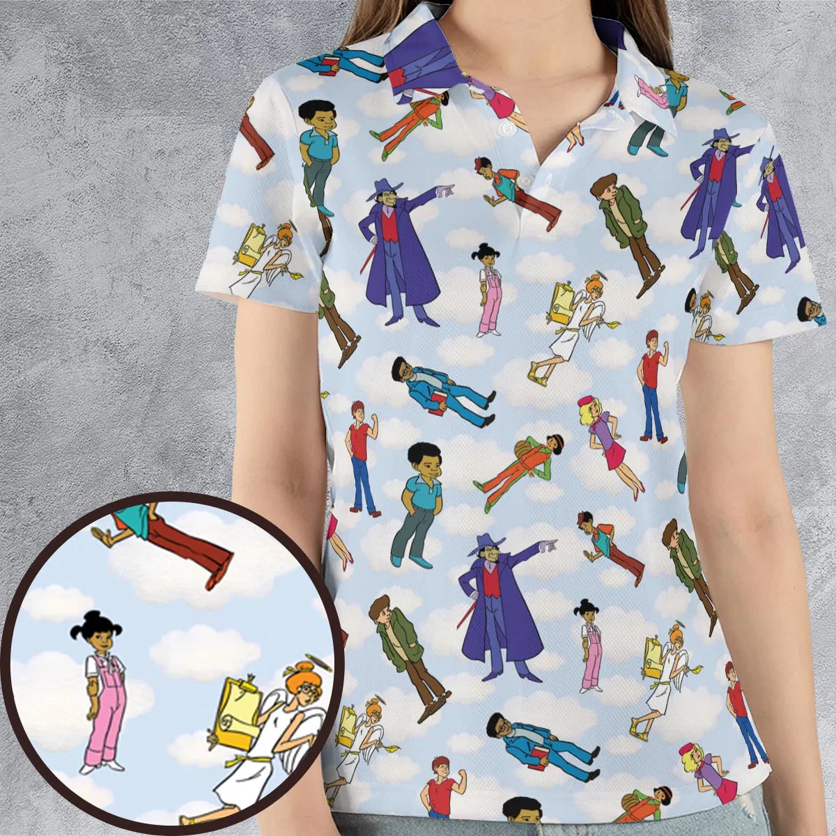 AOP Men/Women Polo Shirt - Y7AJQ9BH