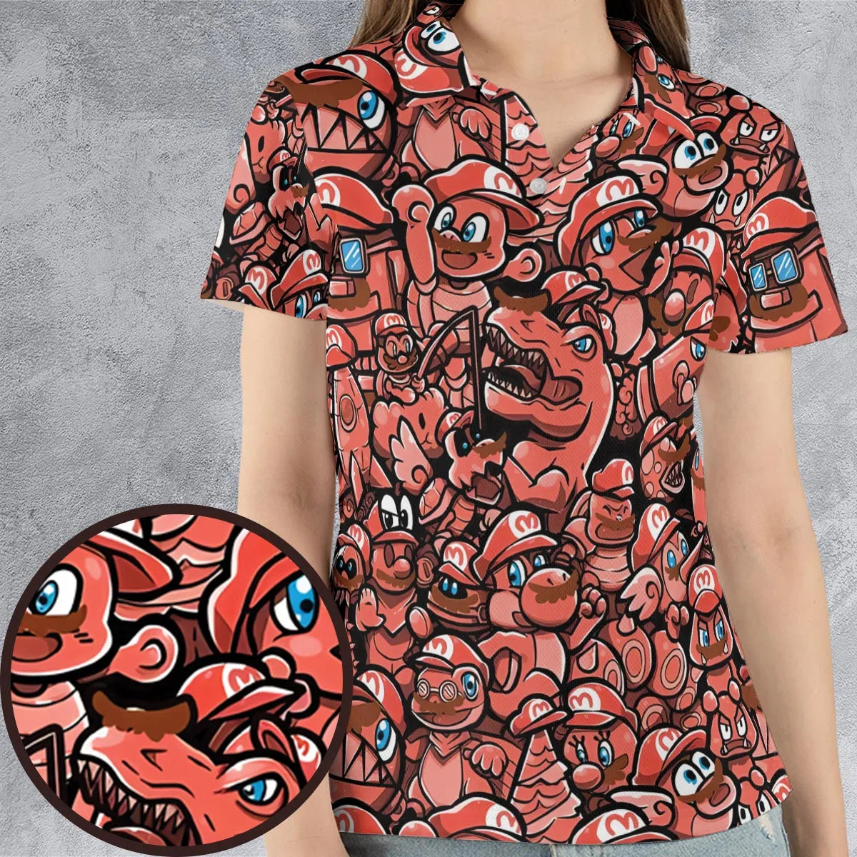 AOP Men/Women Polo Shirt - EPM6KRXM