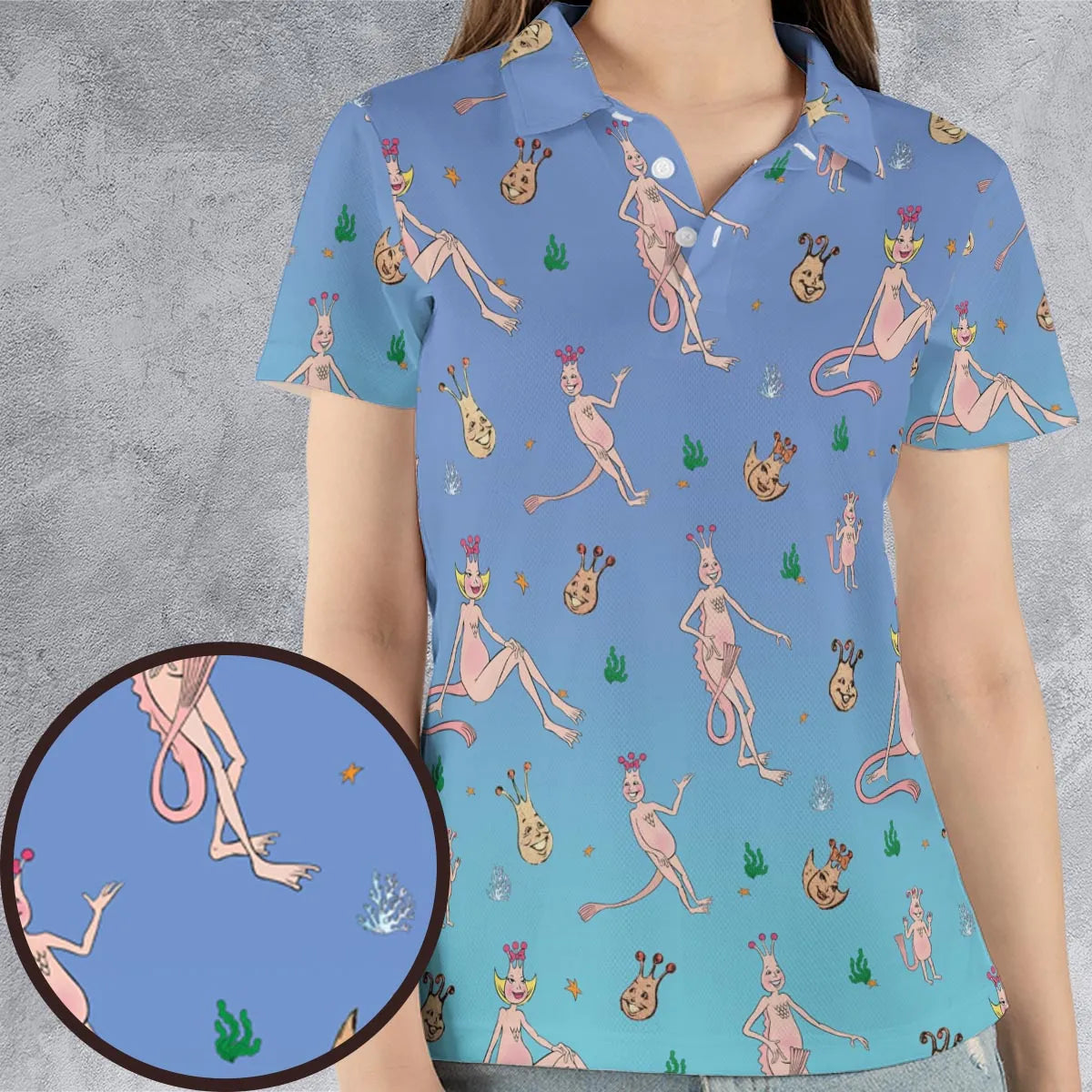AOP Men/Women Polo Shirt - 6KCP83HT