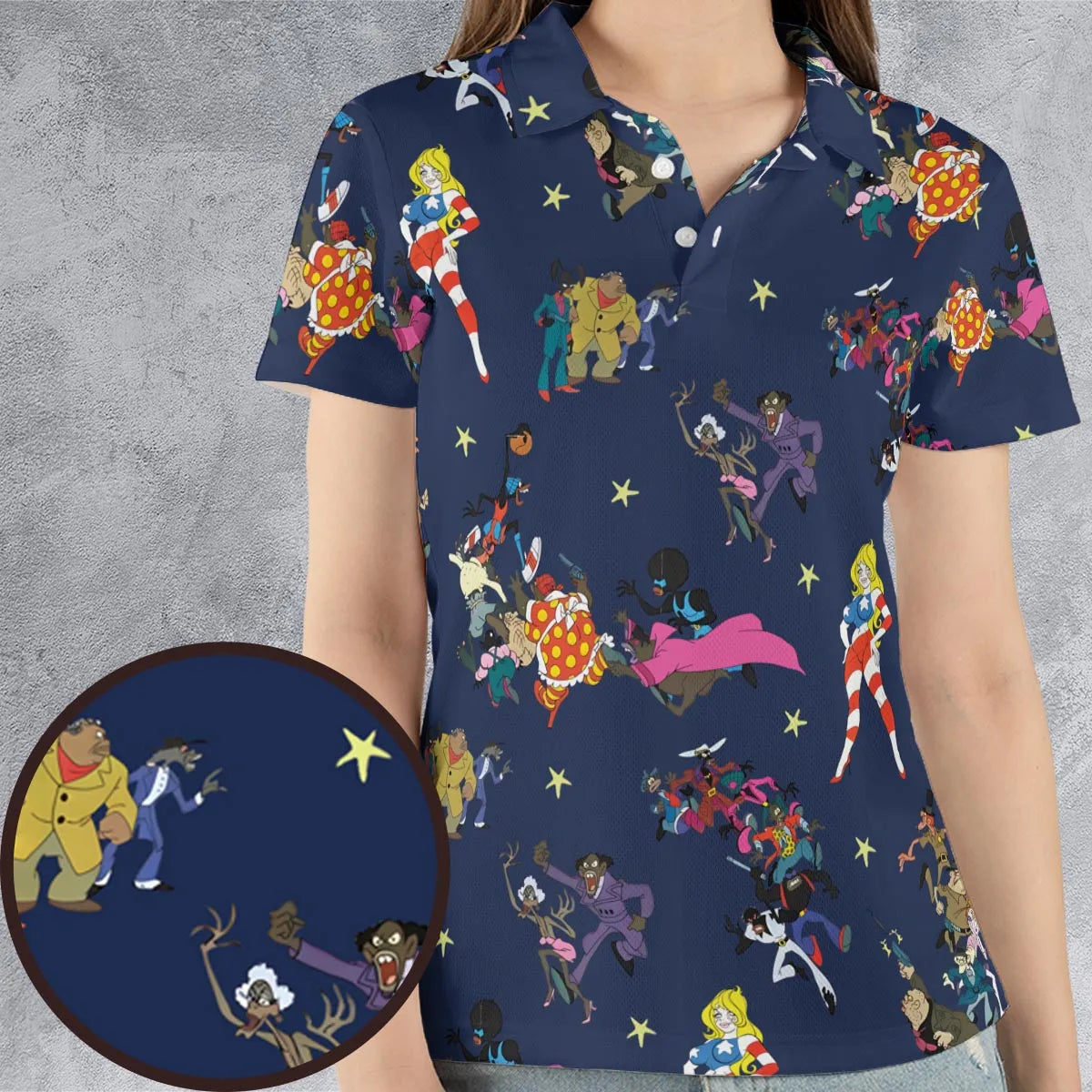 AOP Men/Women Polo Shirt - QD4VKX81