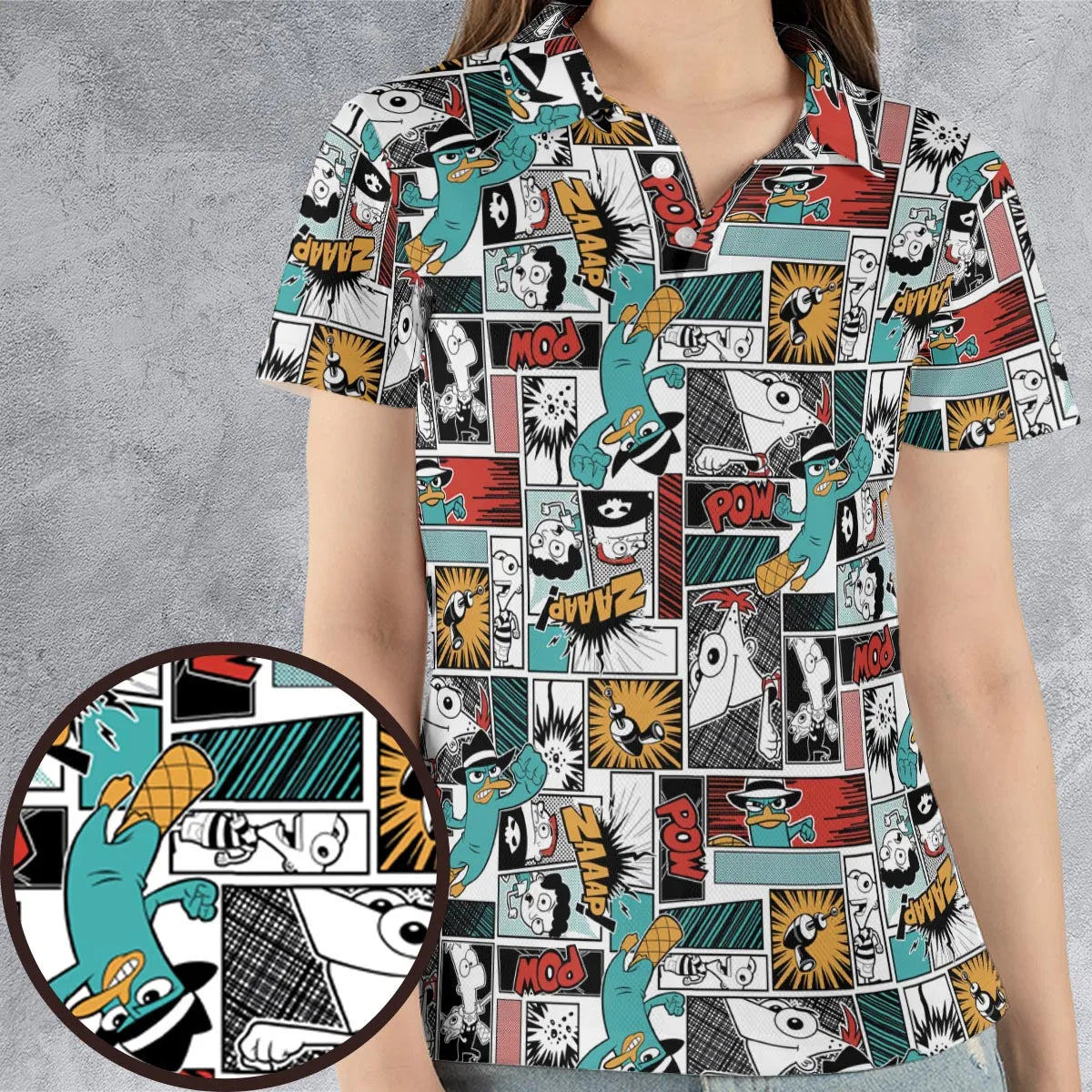 AOP Men/Women Polo Shirt - ZVBRF5PH