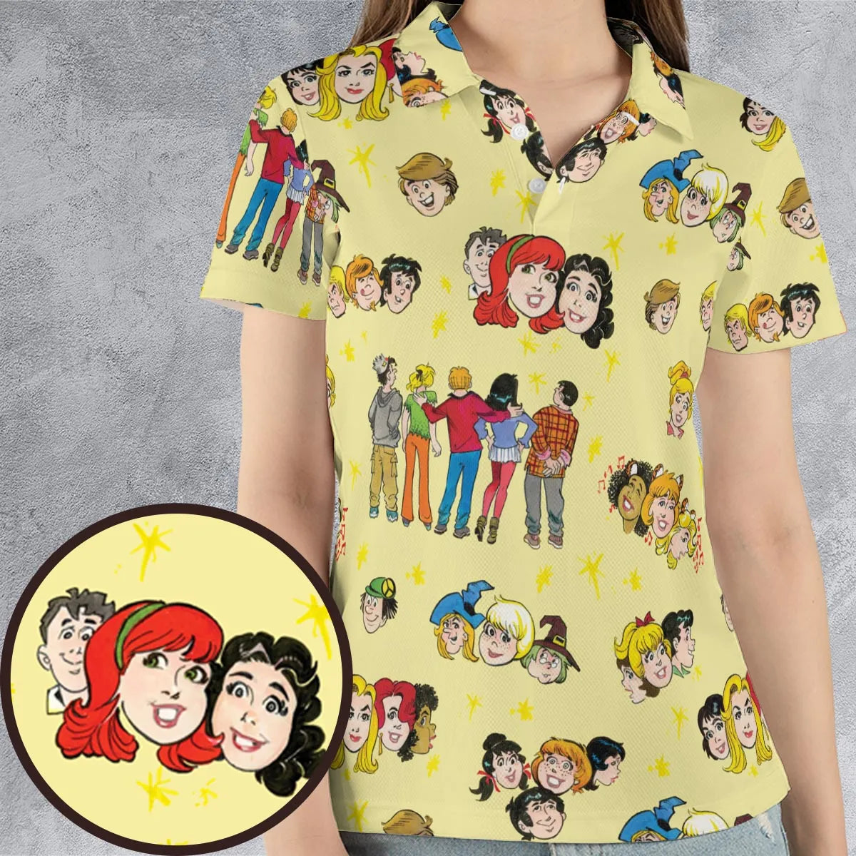 AOP Men/Women Polo Shirt - JQJU2LUK