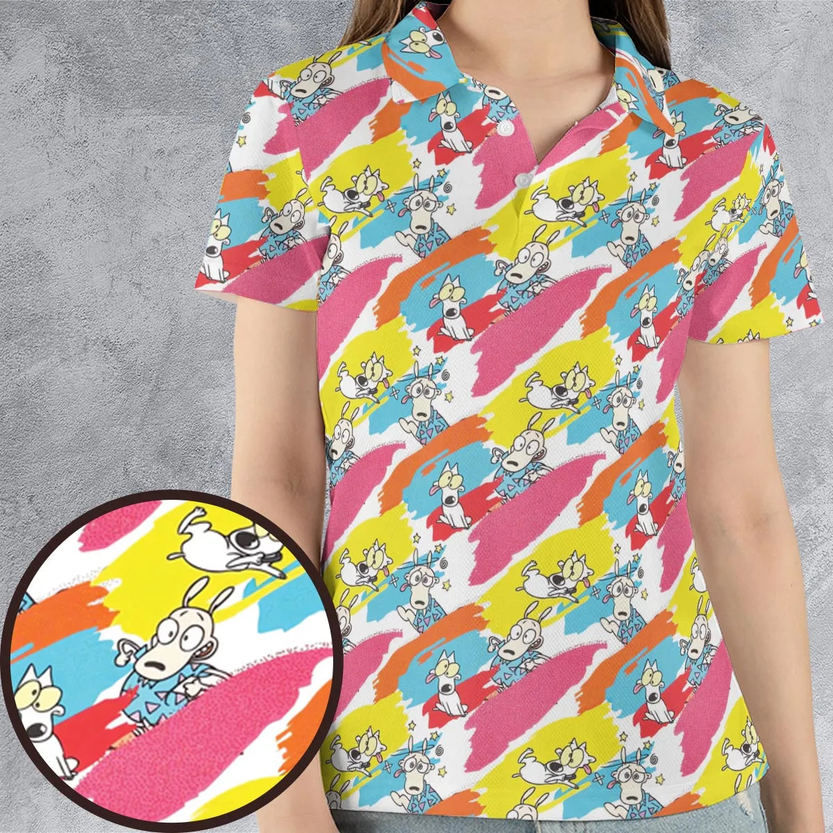 AOP Men/Women Polo Shirt - 5GZ1F4DA
